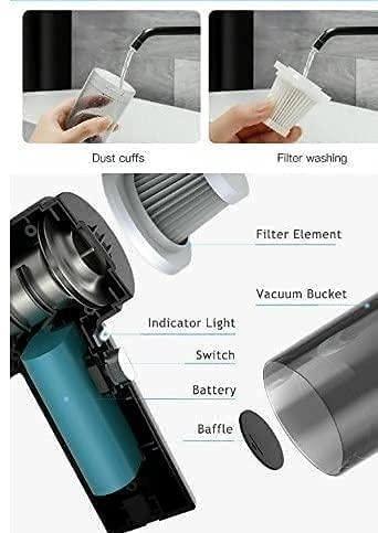 Portable Air Duster Wireless Vacuum Cleaner - Aesthetic Electronics