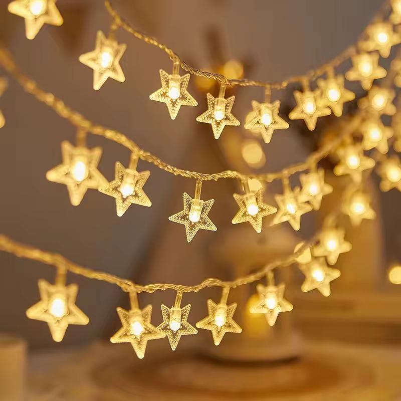 Serial String Star Lights for Decoration - Aesthetic Electronics