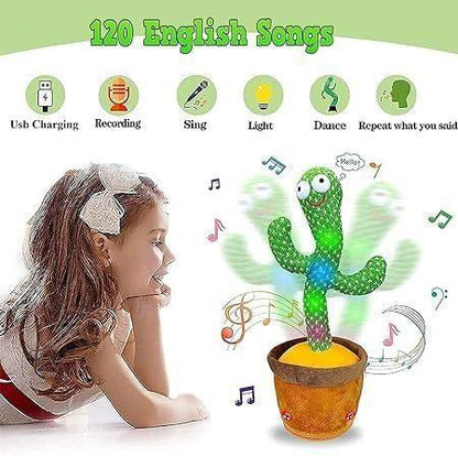 LED Musical Dancing & Mimicry Cactus Toy - Aesthetic Electronics