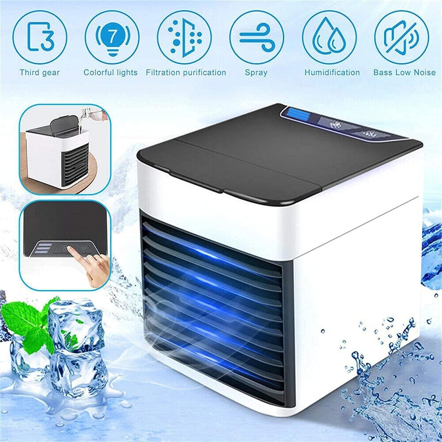 Humidifier Purifier Mini Cooler - Aesthetic Electronics