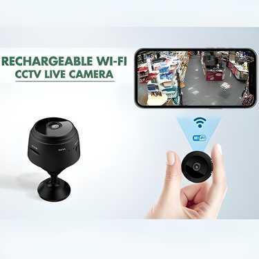 Rechargeable Wi-Fi CCTV Live Camera - Aesthetic Electronics