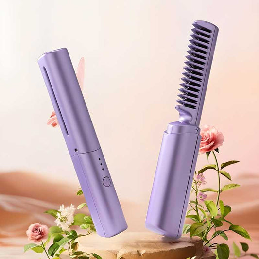 SMART Portable Hair Straightener Comb(Cordless, Rechargeable)