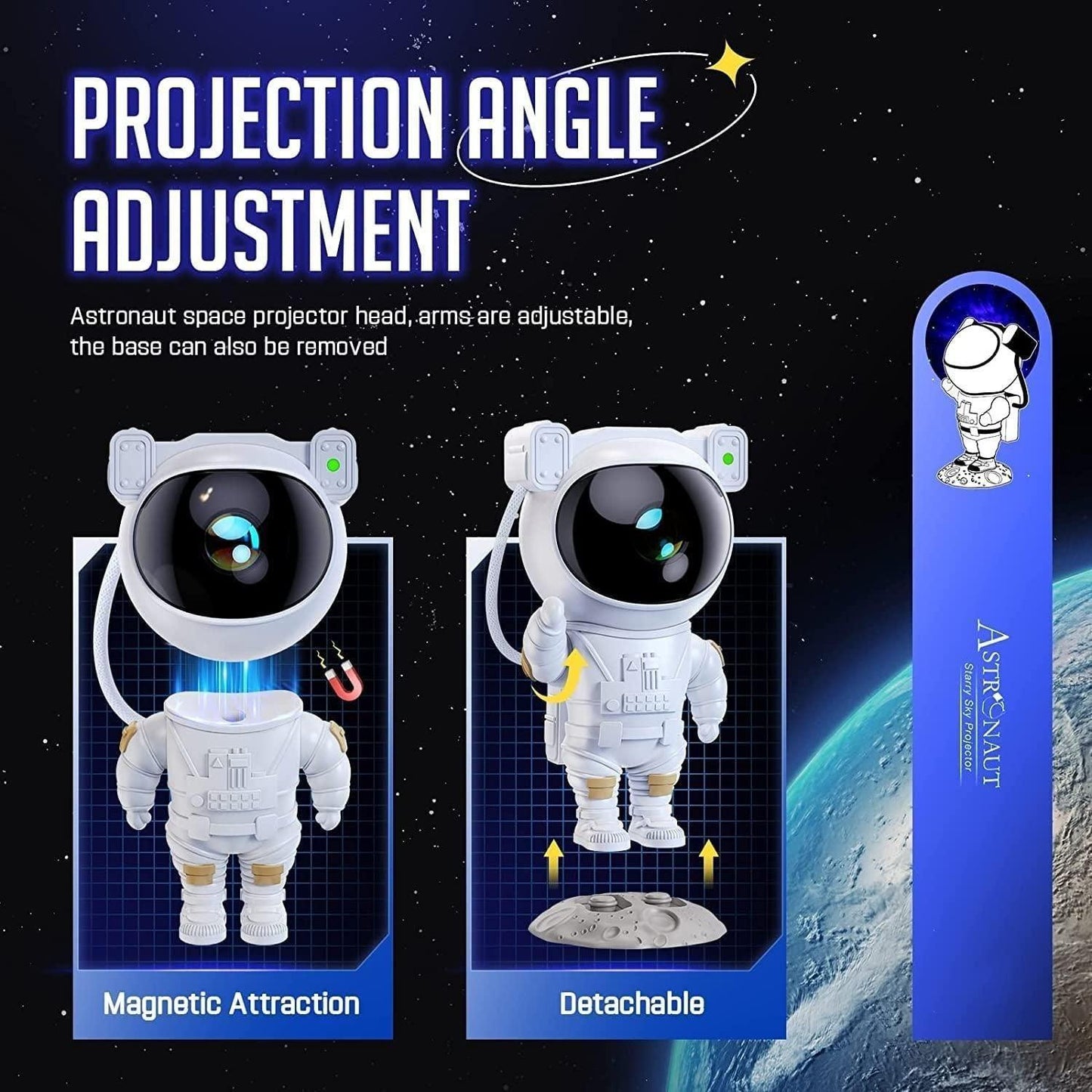 Astronaut Galaxy Projector - Aesthetic Electronics