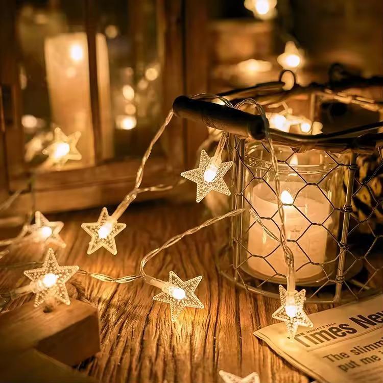 Serial String Star Lights for Decoration - Aesthetic Electronics