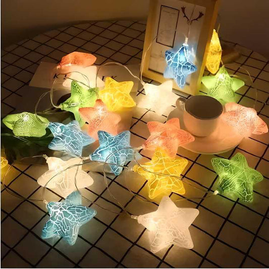 Multicolor Crack Star String Light - Aesthetic Electronics