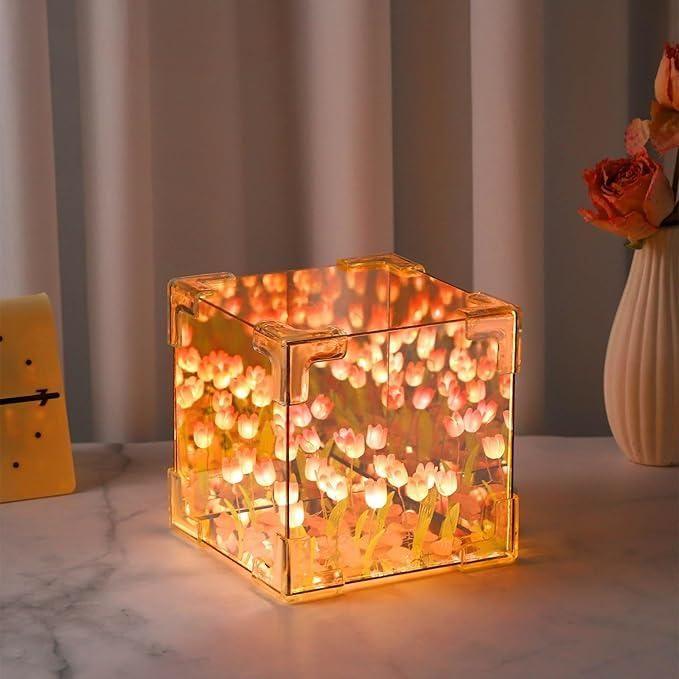 Decorative Tulip Mirror Lamp - Aesthetic Electronics