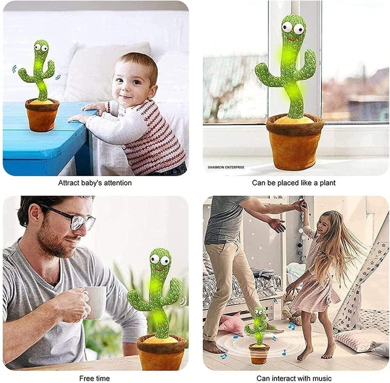 LED Musical Dancing & Mimicry Cactus Toy - Aesthetic Electronics