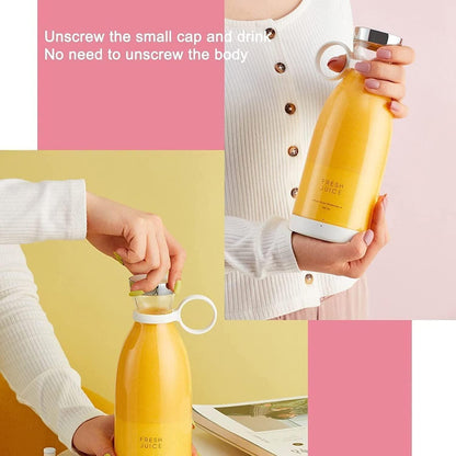 Electric Portable Mini Juicer Bottle - Aesthetic Electronics